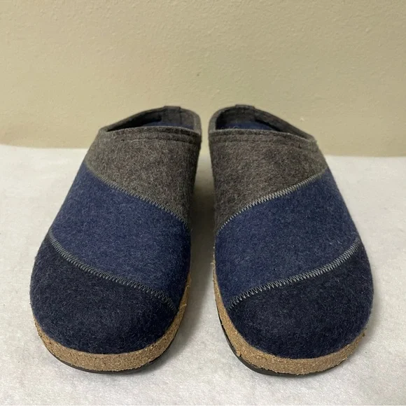 Haflinger Womens GRIZZLY HEELED Demin Blue Clogs Slippers Sz 42 Bratz Y2k Style - Picture 4 of 10